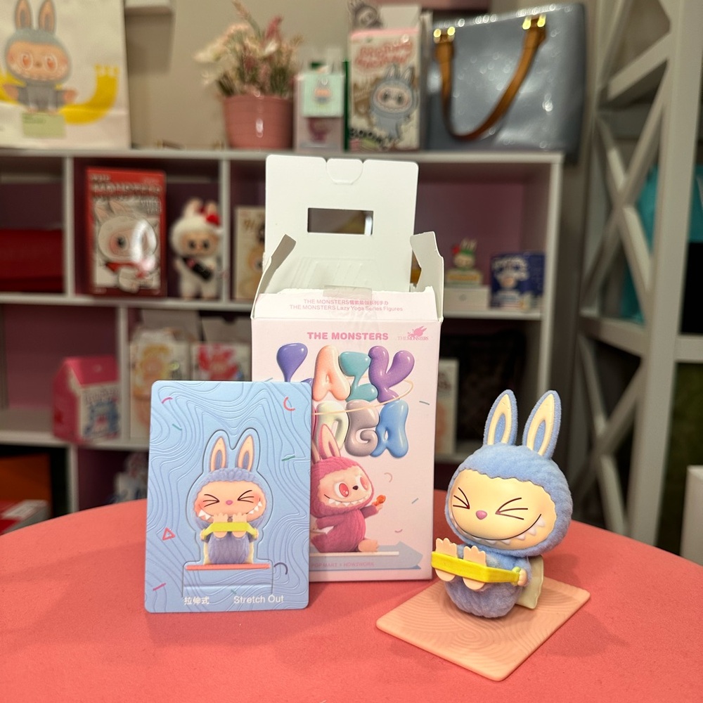 Pop Mart THE MONSTERS Labubu Lazy Yoga Series Stretch Out